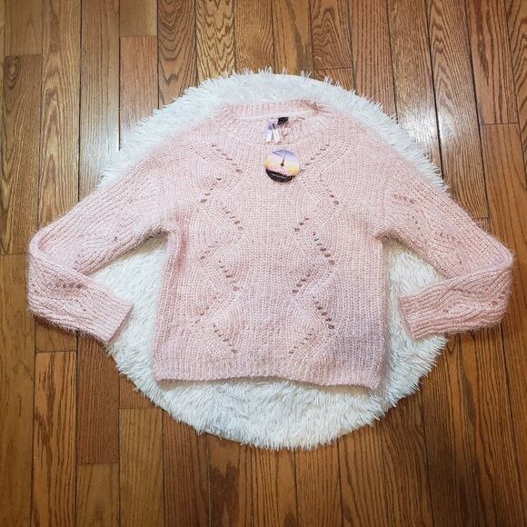 NWT Love By Design Women's Blush Pull Over Sweater - Picture 1 of 3